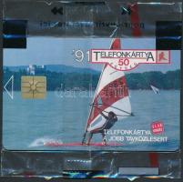 1991 Balaton szörf motívumos telefonkártya, bontatlan csomagolásban