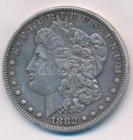 Amerikai Egyesült Államok 1882. 1$ Ag "Morgan" T:2- USA 1882. 1 Dollar Ag "Morgan" C:VF Krause KM#110