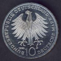 NSZK 1992. 10DM Ag "Orden Pour le Merite.." T:1