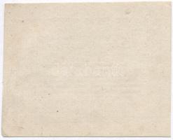 Rozsnyó 1849. 1kr "Rozsnyó város pénztári utalványa" T:II vágott, részben restaurált