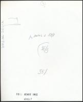 cca 1985 Hamari Júlia opera-énekesnő a színpadon és az otthonában, 6 db feliratozott vintage fotó, 1...