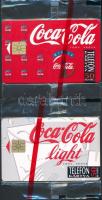1994 2 db Coca Cola motívumos telefonkártya, bontatlan csomagolásban