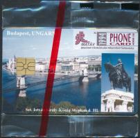 1994 Budapest-Berlin motívumos telefonkártya, bontatlan csomagolásban