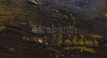 Bálint jelzéssel: Szobabelső. Olaj, falemez, 34×43 cm