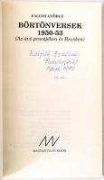 Faludy György: Börtönversek 1950-53 (Az ávó pincéjében és Recsken). Szerző által dedikált példány! B...