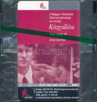 1998 MATÁV közgyűlés motívumos telefonkártya, bontatlan csomagolásban