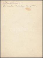 cca 1932 Prohászka emléktemplom épül Székesfehérváron, feliratozott vintage fotó, 11,5x8,5 cm