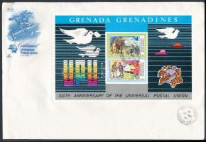 UPU 22 stamps + 1 block + 1 FDC UPU motívum 22 db bélyeg, 1 blokk és 1 FDC