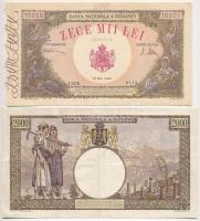 Románia 1941. 1000L + 2000L + 1945. 10.000L T:III
Romania 1941. 1000 Lei + 2000 Lei + 1945. 10.000 ...