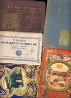 22 db vegyes olasz, német és osztrák útikönyv, leporello, térkép benne jobb darabokkal