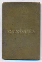 1940. "1920-1940 IV. Béla" Br plakett (26x39mm) T:2