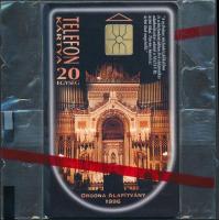 1995 Orgona Alapítvány motívumos telefonkártya, bontatlan csomagolásban