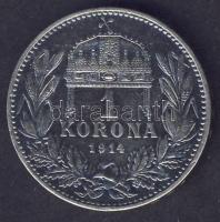 Kis hagyaték tétel 7db Ag 1912,1914. 1K Ag T:2; 1939. 1P Ag T:2; Ausztria 1913. 1K Ag (2x), 1915. 1K...