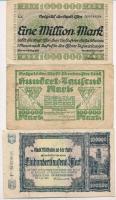 Németország / Weimari Köztársaság 1923. 6db klf szükségpénz, közte Düsseldorf, Hamborn, Mülheim an d...