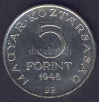 1948. 5Ft Ag, 10Ft Ag, 20Ft Ag "Szabadságharc" sor T:2