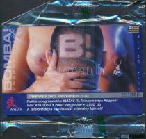 2000 Bomba!-motívumos telefonkártya, bontatlan csomagolásban