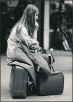 cca 1970 Turista, vintage fotó, 23,5x17,5 cm