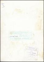 cca 1970 Turista, vintage fotó, 23,5x17,5 cm