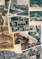 83 db főként magyar városképes lap az 1940-es évekből, néhány modernnel