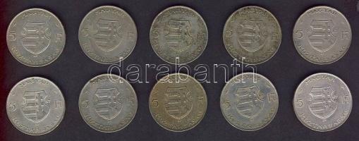 1947. 5Ft Ag "Kossuth" (10x) T:2,2/3