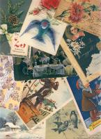 13 db háború előtti üdvözlőlap