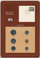 Zimbabwe 1980-83. 1c - 1$ 6klf db, forgalmi szett felbélyegzett kartonlapon T:1 
Zimbabwe 1980-83. ...