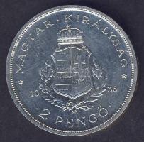 1935-36. 2P Ag 3klf db "Pázmány-Rákóczi-Liszt" sor T:1/2,2 pici ph