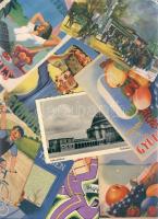 23 db vegyes magyar és külföldi képeslap (régi és modern), néhány motivummal