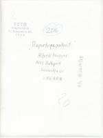 cca 1976 Magyar Alfréd: Portré, pecséttel jelzett, feliratozott vintage fotóművészeti alkotás, 24x18...