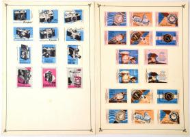 Szovjet gyufacímke gyűjtemény: erdők, a tűz története, óra, fényképezőgép, ital, stb. témában, 14db ...