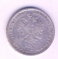 Ausztria/olasz verdejel 1862V 1/4Fl Ag T:3