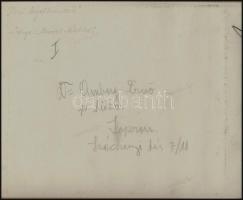 cca 1944 Dr. Amberg Ernő: Vízi légelhárítók, feliratozott vintage fotóművészeti alkotás, 20x16,5 cm