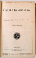 1916 Kincses Kalendárium. A gyakorlati élet általános mutatója. Háborús kiadás. Huszadik évfolyam. B...