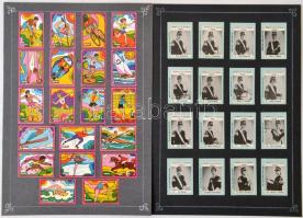 Belga gyufacímke gyűjtemény:szabadidő, sport, híres emberek, városok, katonazenekar, karikatúrák,  s...