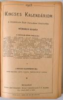 1918 Kincses Kalendárium. A gyakorlati élet általános mutatója. Háborús kiadás. Huszonkettedik évfol...