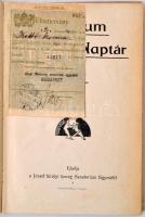 1907 Sanatorium Naptár. Budapest, 1907, József Királyi Herceg Sanatorium Egyesület. Kiadói festett, ...