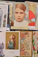 cca 1920-70 Vegyes szentkép tétel, különböző méretben és minőségben, 100db