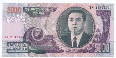 Észak-Korea 2006. 5000W T:I North Korea 2006. 5000 Won C:UNC