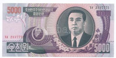 Észak-Korea 2006. 5000W T:I North Korea 2006. 5000 Won C:UNC