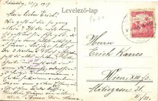 1899 Segesvár, Schassburg, Sighisoara; Óratorony / clock tower (EK)