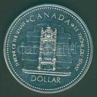 Kanada 1977. 1$ Ag "Ezüst lakodalom" T.spec