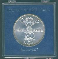 1975. 200Ft "Felszabadulás" T:BU MNB plasztiktokban, plombával!