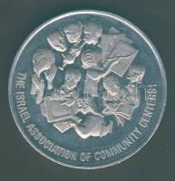 Izrael modern Ff emlékérem "The Israel Association of.." T:PP Eredeti dísztokban!