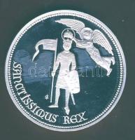 Modern Ff emlékérem "Jászfényszaru-Sanctissimus Rex" T:PP Eredeti díszdobozban!" T:PP...