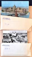 Kb. 430 db modern képeslap magyar városképes lap albumban, városonként rendezve / Cca. 430 modern Hungarian town-view postcards in an album, sorted by towns