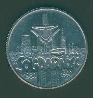 Lengyelország 1990. 10.000Zl "Szolidaritás" T:1