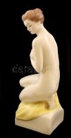 Hollóházi porcelán akt, kézzel festett, hibátlan, jelzett, m: 30 cm /Hand painted Hollóházi porcelai...