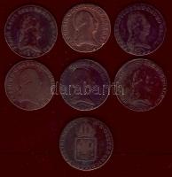 Ausztria/klf magyar verdejelek, benne jobbak 1800-1816. 1Kr 10x 3klf típusban, 3Kr 3x 3klf típusban ...