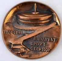 Bolba Hernik (1924-) 1981. "Budapest Sportcsarnok 1978-1981" Br emlékplakett dísztokban (7...