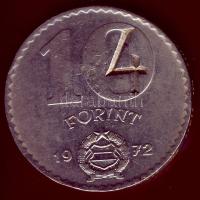 1972. 10Ft benne "4"-es ellenjegy (privát készítmény?!) T:2/3